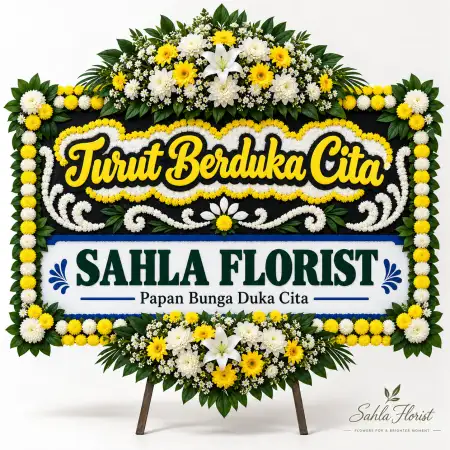 Papan Bunga Duka Karawang