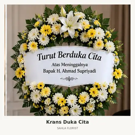 Krans Bunga Duka Karawang
